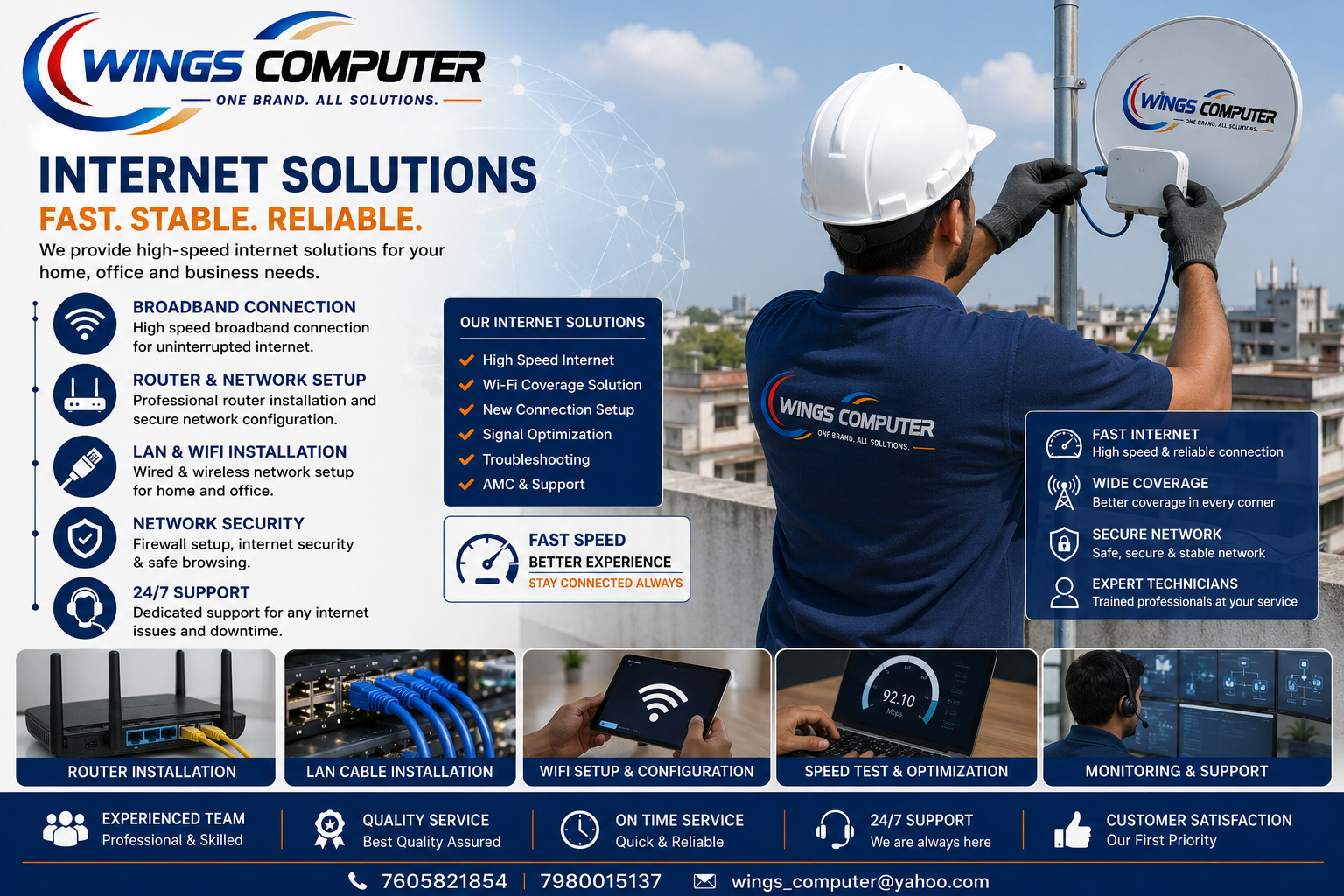 Internet setup service